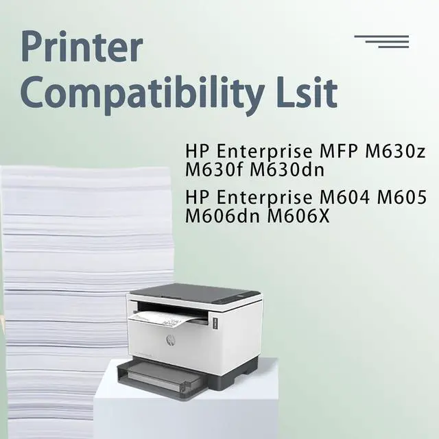 Alt view image 2 of 6 - Ennovor CF281A Compatible for HP 81A High Yield Toner Cartridge for HP Enterprise MFP M604 M604n M604dn M605 M605n M606 M630 M630h M630dn M630f M630z Printers ( Black, 2 Pack)