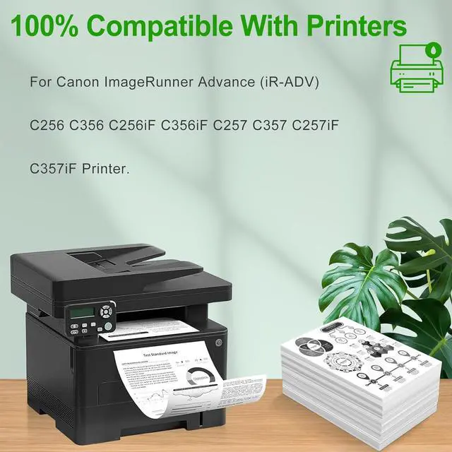Alt view image 2 of 6 - Ennovor High Yield GPR58 Toner Cartridge Replacement Compatible for Canon GPR-58 GPR 58 ImageRunner Advance iR-ADV C256 C256iF C356 C356iF DX C257 C257iF C357 C357iF 4 Packs