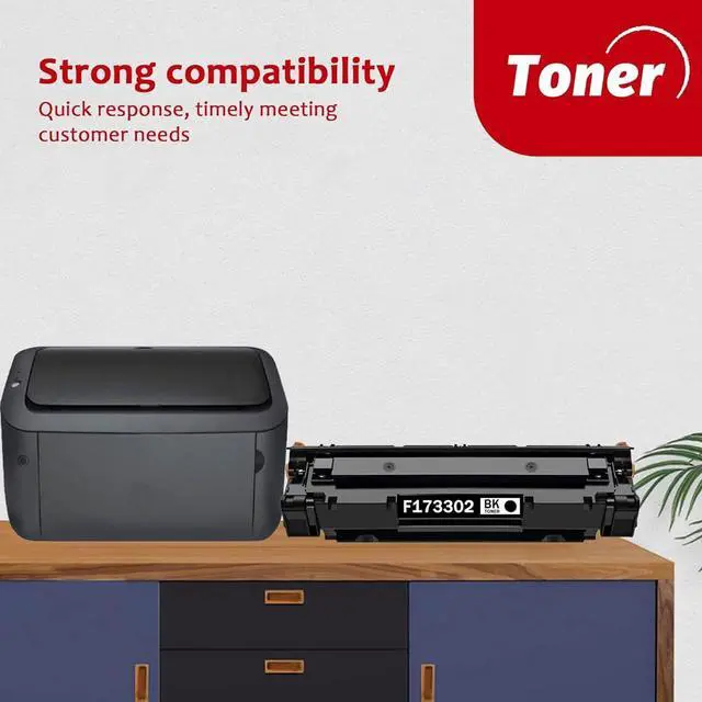 Alt view image 5 of 6 - Ennovor F173302 Black Toner Cartridge (2-Pack) - PINOS Compatible F173302 Toner Cartridge Replacement for Canon F173302 Black Toner Cartridge Work with F173302 Printer