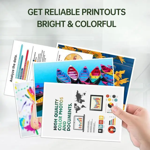 Alt view image 5 of 6 - with Chip 936 936e Ink Cartridge Combo 5-Pack for Compatible HP 936XL Ink Works for OfficeJet 9120e OfficeJet Pro 9125e 9128e 9135e 9122e 9110b 9130b Wide Format 9730e Printers(2*BK 1*C 1*M 1*Y)