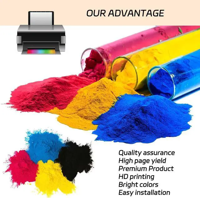 Alt view image 6 of 7 - Ennovor Compatible with Xerox EC8036 EC8056 Black Color Toner Cartridges, 006R01697 006R01698 006R01699 006R01700 Toner Supply, High Yield 27000 Pages (1 Pack Black)