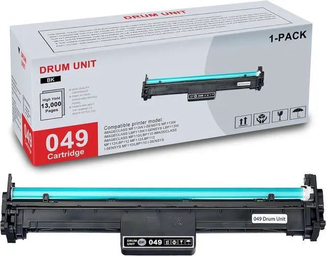 Main image of Ennovor 1-Pack 049 Black Drum Unit High Yield Compatible CRG049 Drum 049 Replacement for Canon ImageCLASS MF113W LBP113W MF110 MF112 i-SENSYS MF113W LBP113W MF110 MF112 Printer