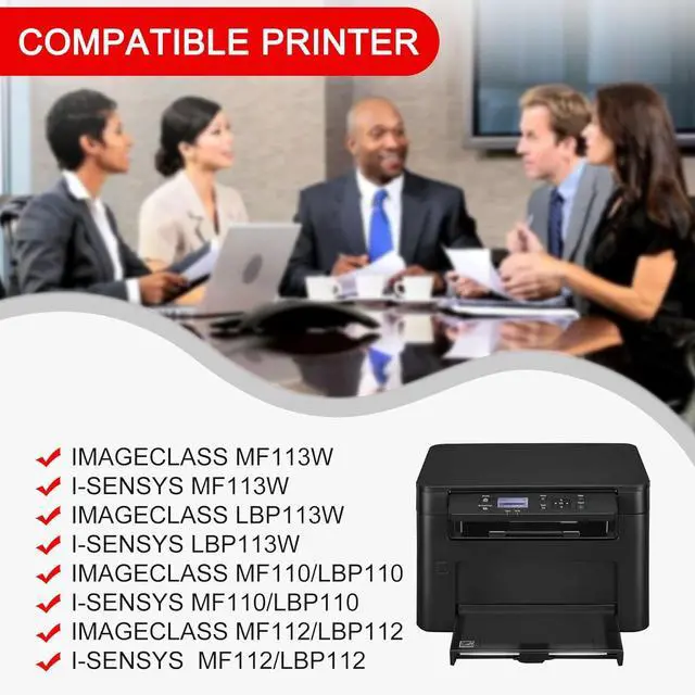 Alt view image 2 of 6 - Ennovor 1-Pack 049 Black Drum Unit High Yield Compatible CRG049 Drum 049 Replacement for Canon ImageCLASS MF113W LBP113W MF110 MF112 i-SENSYS MF113W LBP113W MF110 MF112 Printer