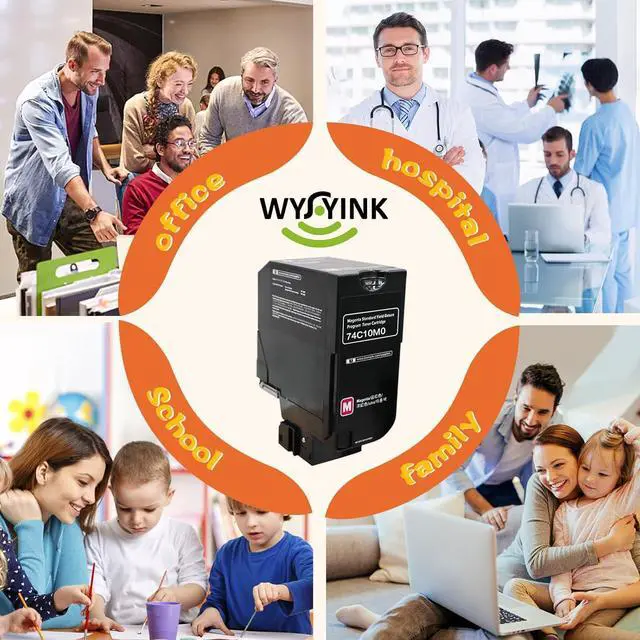 Alt view image 5 of 5 - Ennovor 74C10M0 Magenta Remanufactured 3500 Pages Toner Cartridge High Yield Replacement for Lexmark 74C10M0 for CS725 CX725 CS720 CS720de CS720dte CS725de CS725dte CX725de CX725dte Printer(1Pack)