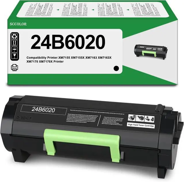 Main image of Ennovor 24B6020 Black Toner Cartridge 35,000 Pages Compatible for Lexmark 24B6020 Toner Cartridge Replacement for XM7155 XM7155X XM7163 XM7163X XM7170 XM7170X Printer