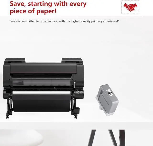 Alt view image 6 of 6 - Ennovor PFI-1300 Ink Tank 330ml 1-Pack (MBK) Replacement for PFI 1300 Ink Tank imagePROGRAF PRO-2000 PRO-2100 PRO-4000 PRO-4100S PRO-6000 PRO-6100S Printer