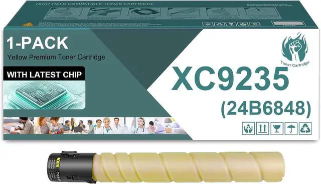 Main image of Ennovor XC9235 Toner Cartridge High Yield Compatible for Lexmark XC9235 24B6848 Yellow Replacement Cartridges for Lexmark XC9235 XC9245 XC9255 XC9265 Printers
