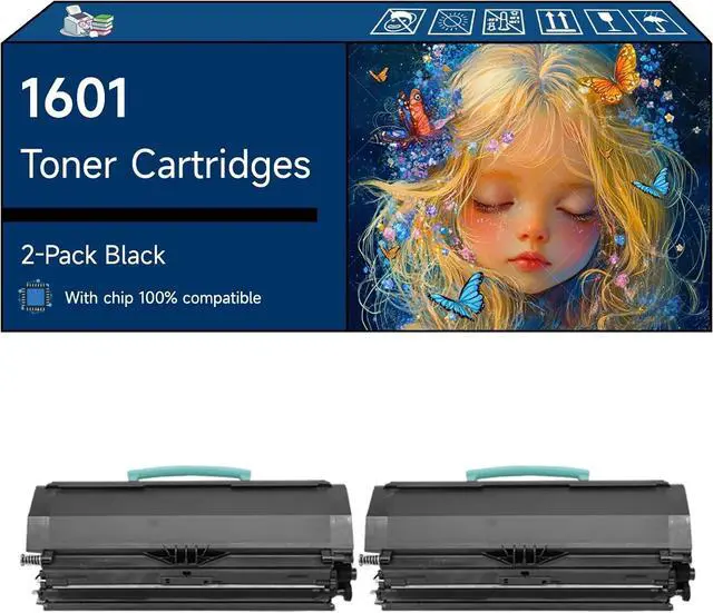 Main image of Ennovor 1601 Toner Cartridges Compatible with IBM Infoprint 1601 1602 1612 1622 Printers, High-Yield Vibrant Colors, Sharp Text, Easy Installation, Perfect for Home & Office Use (2-Pack Black)