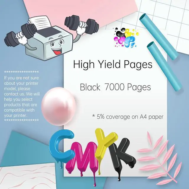 Alt view image 3 of 7 - Ennovor 1601 Toner Cartridges Compatible with IBM Infoprint 1601 1602 1612 1622 Printers, High-Yield Vibrant Colors, Sharp Text, Easy Installation, Perfect for Home & Office Use (2-Pack Black)