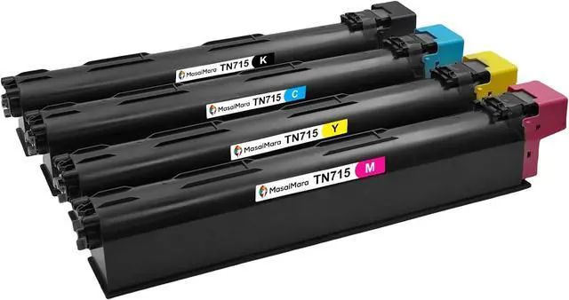 Alt view image 7 of 7 - Ennovor MasaiMara TN715 TN-715 C750i High Capacity Compatible Toner Cartridges Replacement for Konica Bizhub C750i ACP8130 ACP8230 ACP8330 ACP8430 Printer (Black Cyan Magenta Yellow, 4-Pack)