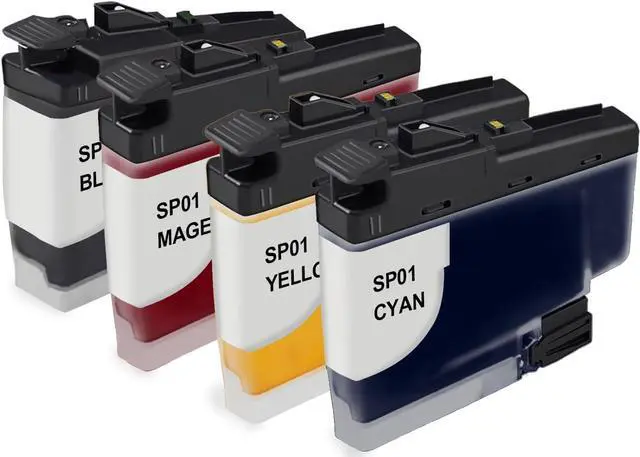 Alt view image 2 of 7 - Ennovor SP01 SP-01 SP-1 Sublimation Ink Cartridge SP01XLBK SP01CS SP01MS SP01YS Ink Cartridge Works for SP-1 Sublimation Inkjet Printer(4 Pack)