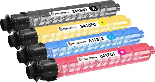 Alt view image 7 of 7 - Ennovor MasaiMara MP C6003 Compatible Toner Cartridges for Ricoh Lanier MP C4503 C4503G C4503SP C4504 C4504ex C4504SP C5503 C5504 C5503G C5503SP C6003 C6003G C6004 C6004ex Printer