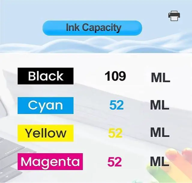 Alt view image 4 of 7 - Ennovor SP01 SP-01 SP-1 Sublimation Ink Cartridge SP01XLBK SP01CS SP01MS SP01YS Ink Cartridge Works for SP-1 Sublimation Inkjet Printer(4 Pack)