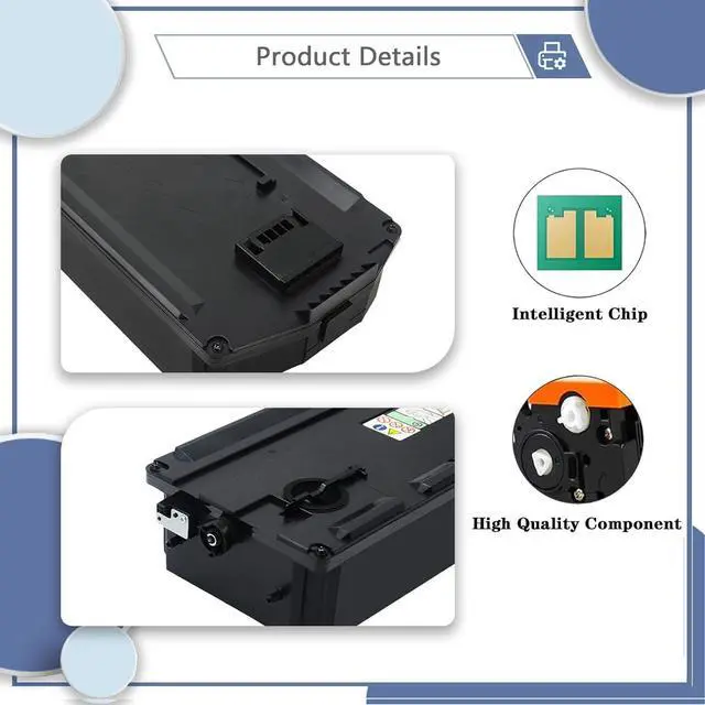 Alt view image 4 of 7 - Ennovor 416890 D242-6400 Compatible Waste Toner Box, Replacement Suitable for Ricoh MPC2003 MPC2503 MPC2504 MPC3003 MPC3503 MPC5503 MPC6003 MPC6004 MPC6004ex Printers 2 Pack