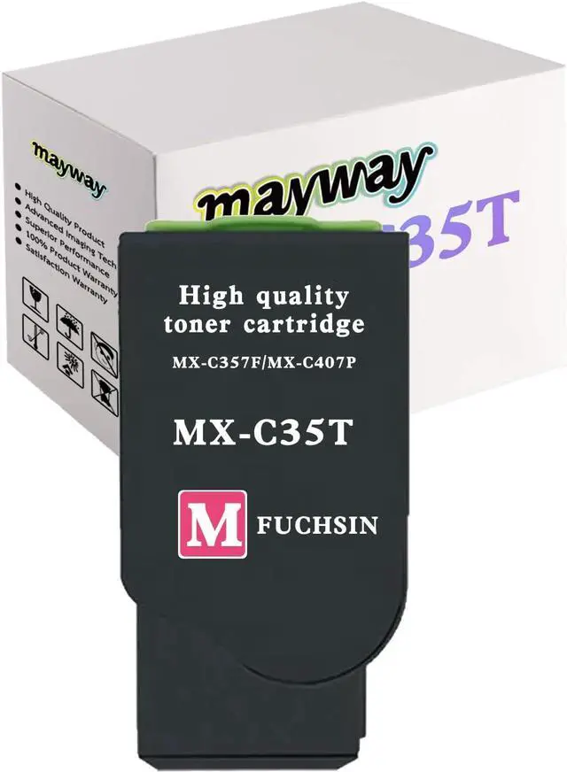 Main image of Ennovor MXC35TM Compatible Toner Cartridge Replacement for Sharp MX-C35T Works for MX-C357F MX-C407P Printer (1 Pack Magenta)