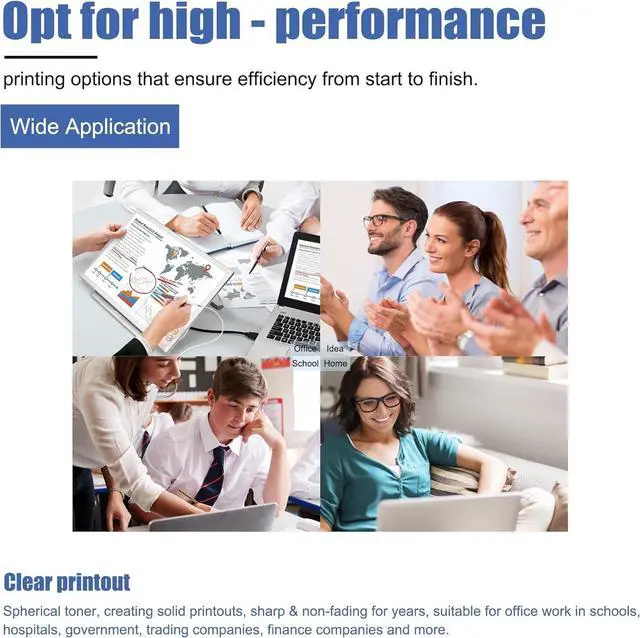 Alt view image 6 of 6 - Ennovor 58X Black Toner Cartridges 1-Pack Compatible 58X CF258X 58A CF258A Toner Cartridges Replacement for MFP M428fdw M428fdn M428dw M404 M428 Pro M404n M404dn M404dw Printer