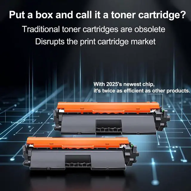 Alt view image 2 of 7 - Ennovor 30X Black High Yield Toner Cartridge (2-Pack) with Chip -Replacement for HP 30X 30A CF230A CF230X Toner Cartridge Compatible with Laser Pro MFP M227series M203 Series Printer