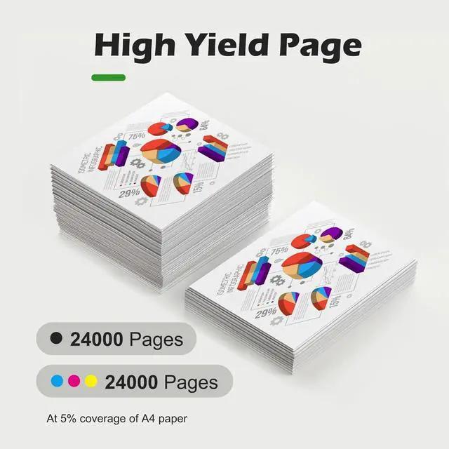 Alt view image 3 of 7 - Ennovor Remanufactured C911 Toner Cartridges Replacement Set for OKI C931 C941 45536424 45536423 45536422 45536421 Toner for C911 C931 C941 C911dn C931dn C931e C941dn C941e Printers (4 Pack, Bk C M Y)