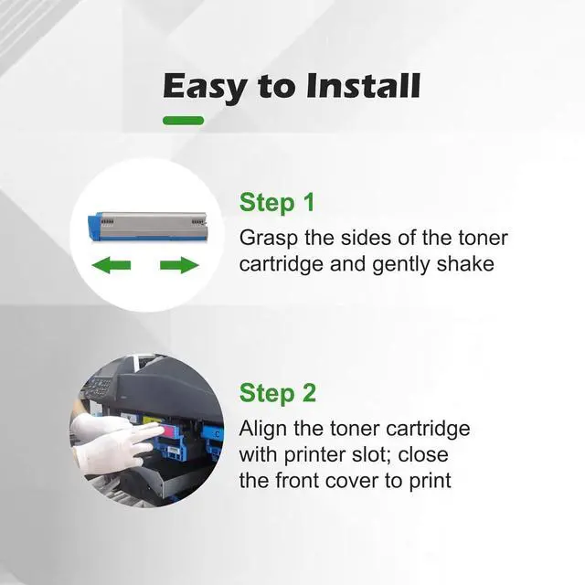 Alt view image 6 of 7 - Ennovor Remanufactured C911 Toner Cartridges Replacement Set for OKI C931 C941 45536424 45536423 45536422 45536421 Toner for C911 C931 C941 C911dn C931dn C931e C941dn C941e Printers (4 Pack, Bk C M Y)