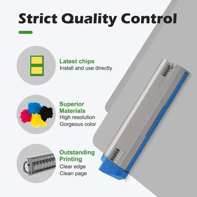 Alt view image 5 of 7 - Ennovor Remanufactured C911 Toner Cartridges Replacement Set for OKI C931 C941 45536424 45536423 45536422 45536421 Toner for C911 C931 C941 C911dn C931dn C931e C941dn C941e Printers (4 Pack, Bk C M Y)