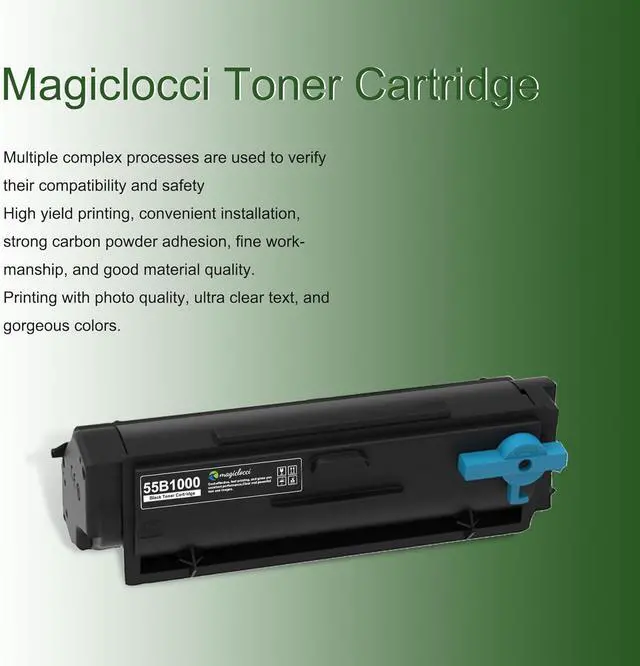 Alt view image 5 of 6 - Ennovor 55B1000 Black Toner Cartridge(1Pack, 3,500 Pages) - Compatible Replacement for Lexmark 55B1000 Toner Cartridge Work for MS331 MS431 MX331 MX431 MX432 Printer