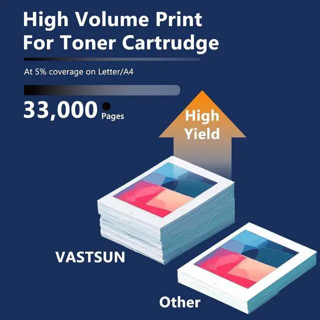 Alt view image 3 of 6 - Ennovor MPC6003 Black Toner Cartridge Compatible for 841849 Toner Cartridge Replacement for Ricoh MP C4503 MP C4504 C4504ex MP C5503 MP C5504 MP C6003 MP C6004 C6004ex Printers (2-Pack)