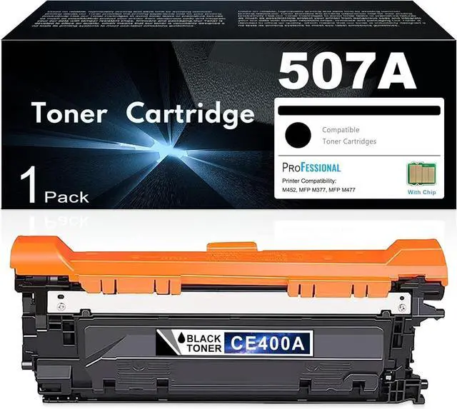 Main image of Ennovor 507A Black Toner Cartridge | Compatible for HP 507A Works with Laser Jet Enterprise 500 Color M551, Laser Jet Enterprise 500 Color MFP M575, Laser Jet Pro 500 Color MFP M570 Series | CE400A