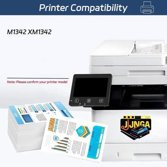 Alt view image 2 of 7 - 24B7002 Toner Cartridges is Compatible for Lexmark M1342 XM1342 Printers, with a Capacity of 28000 Pages and a Very Good Printing Experience (3 Pack Black)