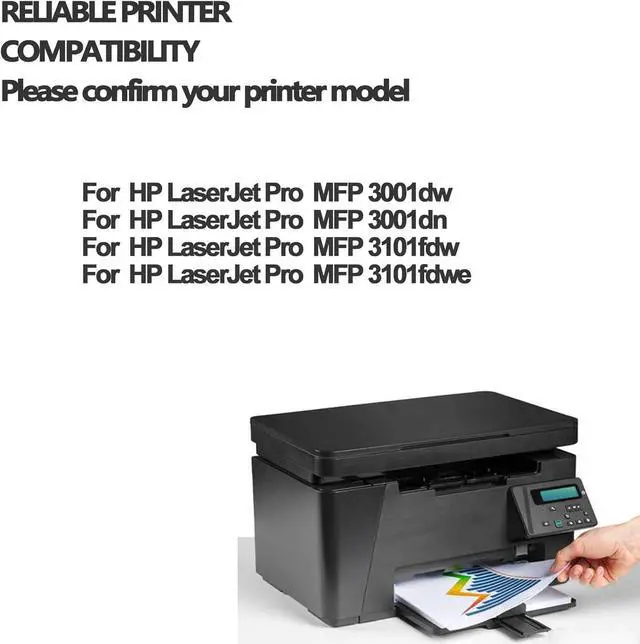 Alt view image 2 of 7 - Ennovor Compatible Toner Cartridge Replacement for HP W1380, 4000 Pages High Capacity Work with Laserjet Pro MFP 3001dw 3001dn MFP 3101fdw 3101fdwe Printer,2 K-1 Pack
