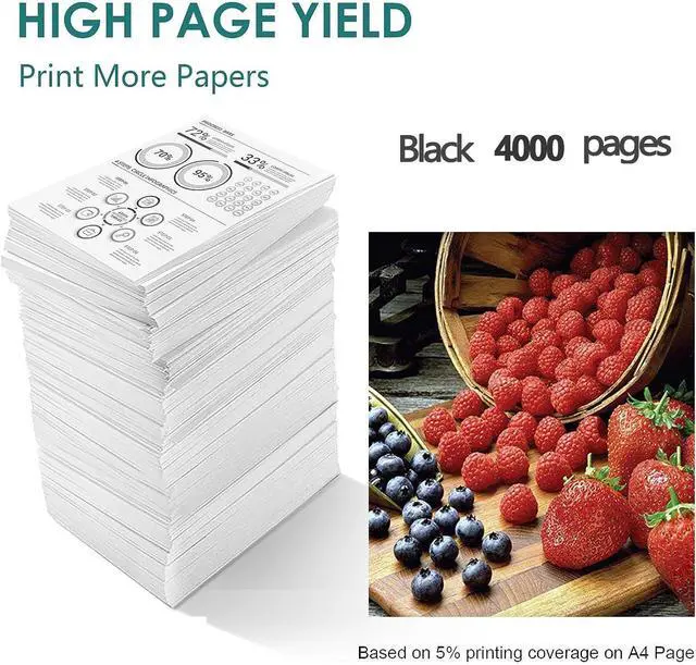 Alt view image 3 of 7 - Ennovor Compatible Toner Cartridge Replacement for HP W1380, 4000 Pages High Capacity Work with Laserjet Pro MFP 3001dw 3001dn MFP 3101fdw 3101fdwe Printer,2 K-1 Pack