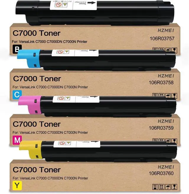 Main image of Ennovor High Yield VersaLink C7000 Toner Cartridge 106R03757 106R03758 106R03759 106R03760 Toner Replacement for Xerox VersaLink C7000 C7000DN C7000N Printer,Black Cyan Magenta Yellow