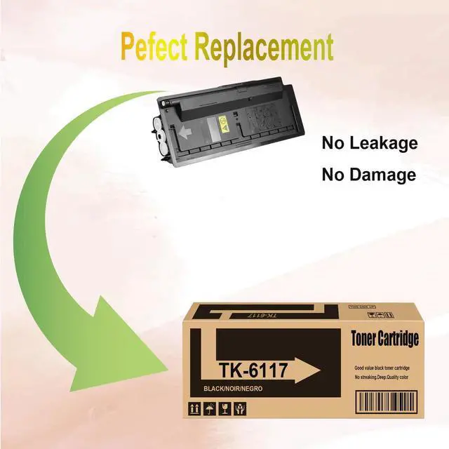Alt view image 3 of 7 - Ennovor TK-6117 TK6117 Toner Cartridge Compatible for Kyocera ECOSYS M4125idn M4132idn Printers1 Black