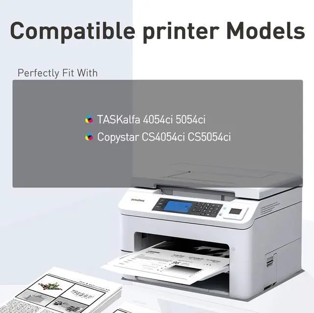 Alt view image 2 of 5 - Ennovor Compatible Toner Cartridge Replacement for TK8547 Toner Cartridge Replacement for TK-8547K TK-8547C TK-8547M TK-8547Y for TASKalfa 4054ci 5054ci CS4054ci CS5054ci (Black Cyan Yellow Magenta)