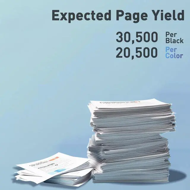 Alt view image 3 of 5 - Ennovor Compatible Toner Cartridge Replacement for TK8547 Toner Cartridge Replacement for TK-8547K TK-8547C TK-8547M TK-8547Y for TASKalfa 4054ci 5054ci CS4054ci CS5054ci (Black Cyan Yellow Magenta)