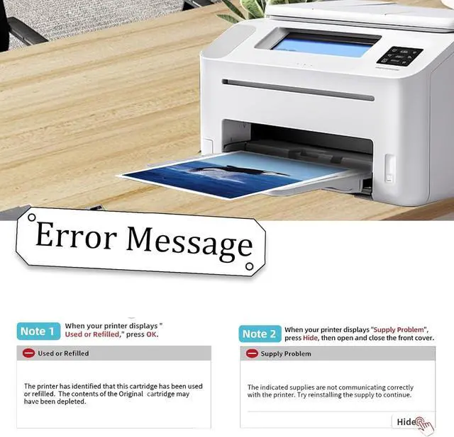 Alt view image 5 of 7 - Ennovor Compatible for HP 975X Ink Cartridge Combo Pack Replacement for 975X Cartridges Fit for HP PageWide 77dn 452dw 452dn 477dn 477dw 552dw 577z 577dw Managed P55250dw P57750dw Printers