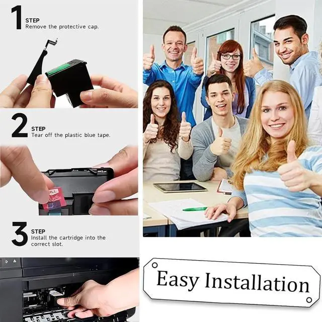 Alt view image 7 of 7 - Ennovor Compatible for HP 975X Ink Cartridge Combo Pack Replacement for 975X Cartridges Fit for HP PageWide 77dn 452dw 452dn 477dn 477dw 552dw 577z 577dw Managed P55250dw P57750dw Printers