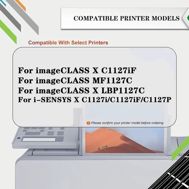 Alt view image 2 of 7 - Ennovor Compatible T09BK T09C T09M T09Y T09 Toner Cartridges Replacement for Canon ImageCLASS X C1127iF MF1127C X LBP1127C Printers, High Capacity 7,600 Pages Black*1