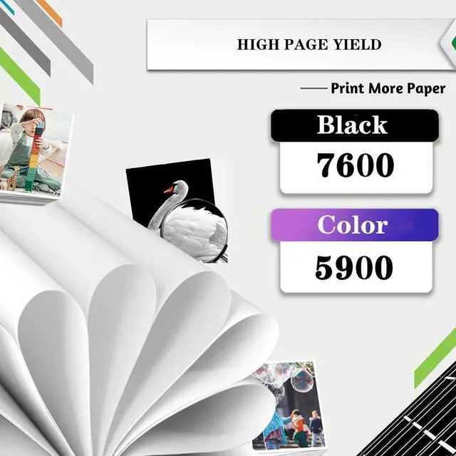 Alt view image 3 of 7 - Ennovor Compatible T09BK T09C T09M T09Y T09 Toner Cartridges Replacement for Canon ImageCLASS X C1127iF MF1127C X LBP1127C Printers, High Capacity 7,600 Pages Black*1