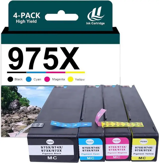 Main image of Ennovor Compatible for HP 975X Ink Cartridge Combo Pack Replacement for 975X Cartridges Fit for HP PageWide 77dn 452dw 452dn 477dn 477dw 552dw 577z 577dw Managed P55250dw P57750dw Printers