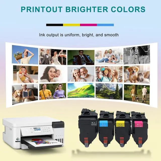 Alt view image 6 of 7 - Ennovor TNP80 Toner Cartridge Compatible for Konica Minolta TNP80 Quality Toner for Konica Minolta Bizhub C3320i C3300i Printers, 1 Pack,Combination Package ×4