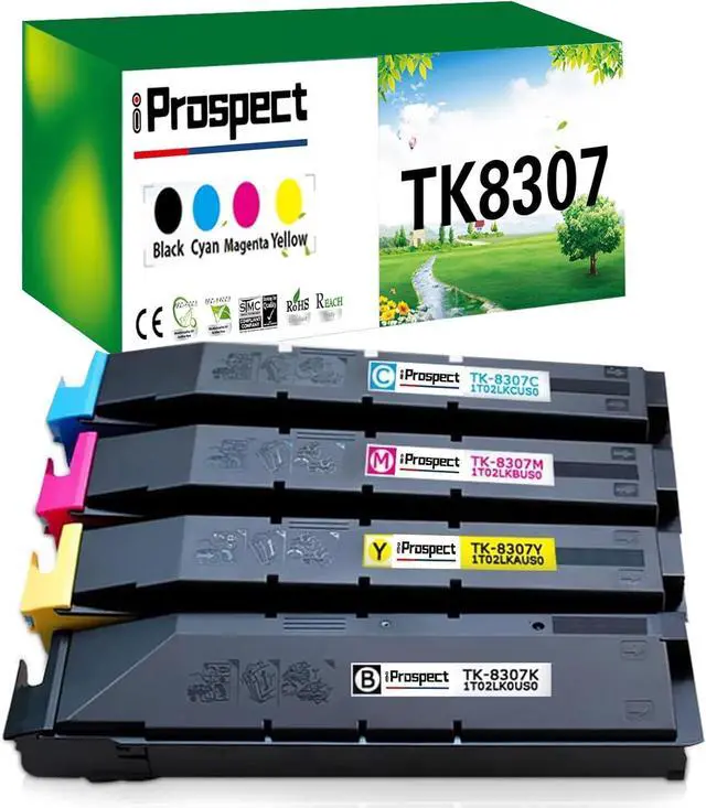 Main image of Ennovor TK8307 Toner Cartridge, 4 Pack Compatible for Kyocera TK-8307 1T02LK0US0 1T02LKCUS0 1T02LKBUS0 1T02LKAUS0 Replacement for Mita Taskalfa 3050ci 3550ci 3051ci 3551ci Printer,