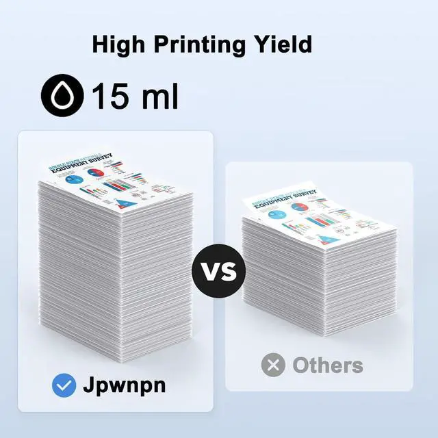 Alt view image 3 of 6 - Ennovor PGI-72 Ink Cartridges 10-Pack - High Capacity Compatible PGI 72 Ink Cartridges Replacement for Canon PIXMA Pro-10 Pro-10s Printer (MBK/PBK/C/M/Y/PM/PC/R/GY/CO)