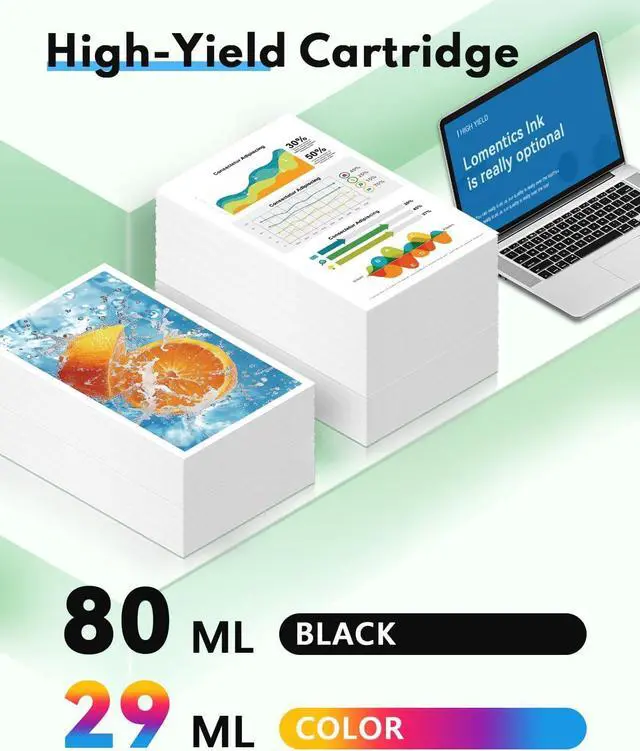 Alt view image 3 of 7 - Ennovor 712XL 712 Ink Cartridges High Yield (5-Pack, 80-ml 2Black + 29-ml 1Cyan/1Magenta/1Yellow) Replacement for HP Ink 712 712XL for DesignJet T210 T230 T630 T650 Studio Plotter Printer