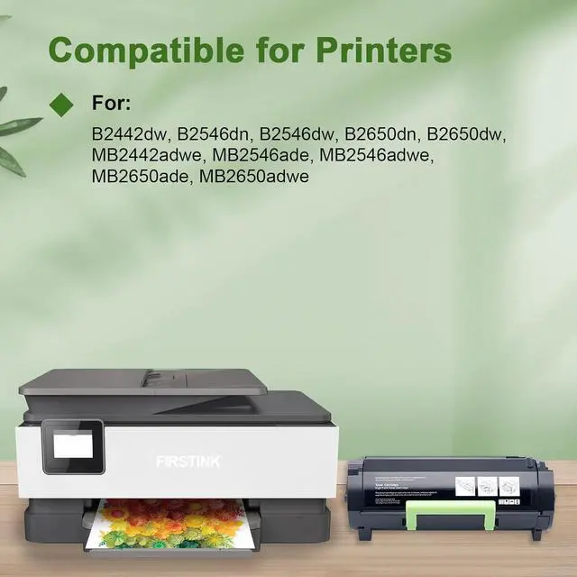 Alt view image 2 of 6 - Ennovor High Yield B241H00 Toner Cartridge 6,000 Pages [with New Chip] B241H00 Black Toner Cartridge Replacement for B2442 B2546 B2650 MB2442 MB2546 MB2650 Laser Printer