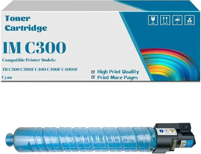Main image of Ennovor IMC300 IMC400 Compatible Toner Cartridges Replacement for Ricoh 842378 842379 842380 842381 Use for IM C300 C300F C400 C400F C400SF Printer (Cyan)