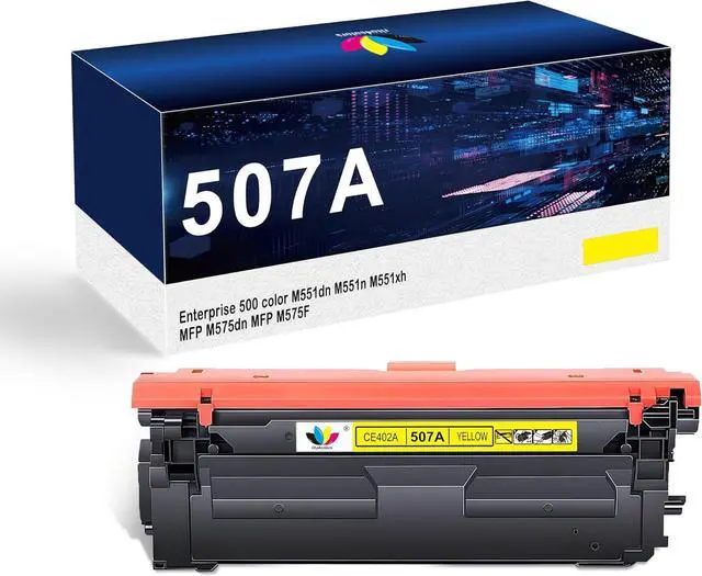 Main image of Ennovor 507A Yellow Toner Cartridge Compatible for 507A CE402A for Color HP Laserjet Enterprise 500 Color M551,HP Laserjet Enterprise 500 Color MFP M575, HP Laserjet Pro 500 Color MFP M570 Series