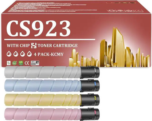 Main image of Ennovor CS923 Toner Cartridges 4 Pack High Yield Replacement Cartridge for Lexmark CS923 76C0HK0 76C0HC0 76C0HM0 76C0HY0 Toner Cartridge for Lexmark CS923 CX921 CX922 CX923 CX924 Printers