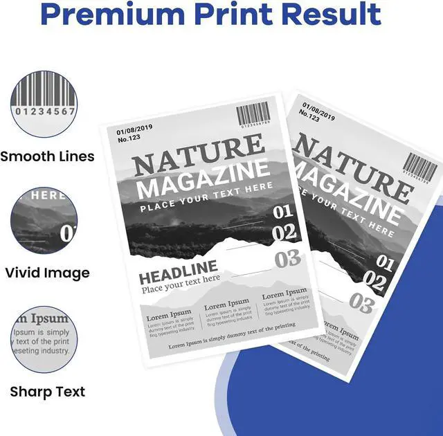 Alt view image 4 of 6 - Ennovor 134A Black Toner Cartridge 2-Pack [with Chip] 134A W1340A 134X W1340X Toner Cartridge Replacement for HP 134A Toner Cartridge Works with Laser M209dw MFP M234dw M234sdw M234sdn Printer Ink