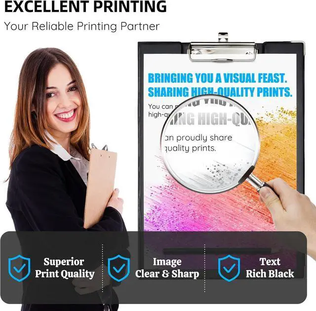 Alt view image 4 of 7 - Ennovor 218A Toner (with chip) 3201dw 3301fdw Toner, Replacement for HP 218A Toner Cartridges 4 Pack Work with Color Laserjet Pro 3201dw; MFP 3301cdw 3301fdw 3301sdw | HP218 HP218A