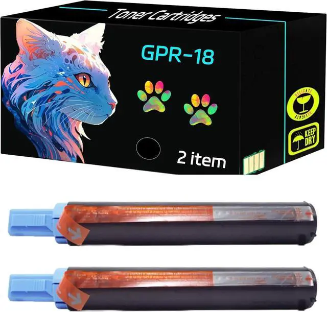 Main image of Ennovor High Yield GPR-18 Toner Cartridges Compatible for Canon imageRUNNER 2016 2016i 2018 2018i 2020 2020i 2022 2022i 2025i 2030i Printers, Print Clearly (2-Pack Black)